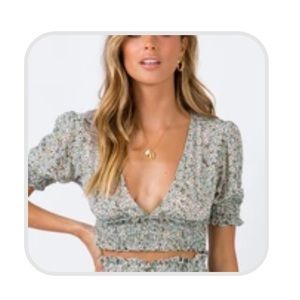 Princess Polly- Akila Top Green